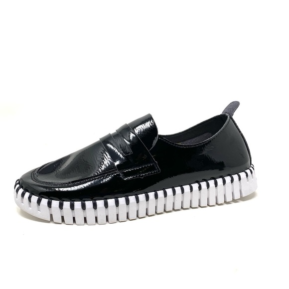 Ilse Jacobsen Shoes - Ilse Jacobsen Tulip 3865 Slip On Shoes Black Flats Comfort Casual EU 36 NIB Read